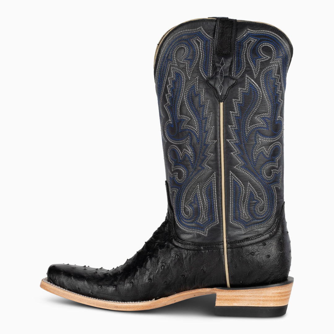 Black Full Quill Ostrich - Cutter - RESISTOL Cowboy Hats