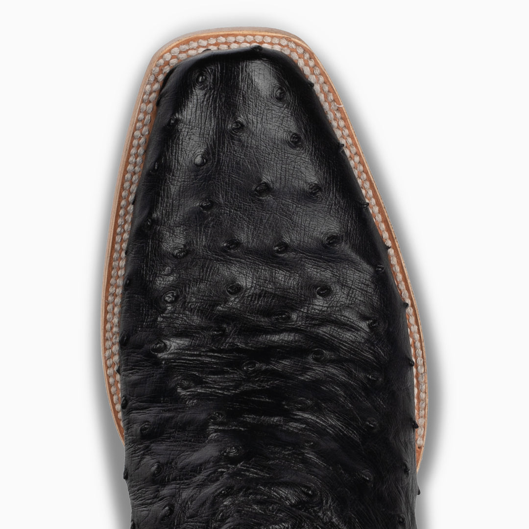 Black Full Quill Ostrich - Cutter - RESISTOL Cowboy Hats