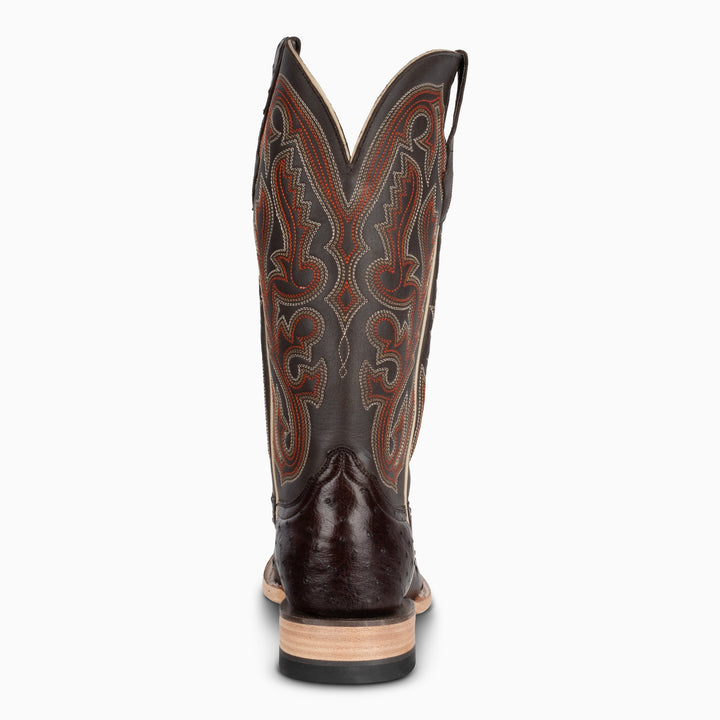 Nicotine Full Quill Ostrich - Square - RESISTOL Cowboy Hats