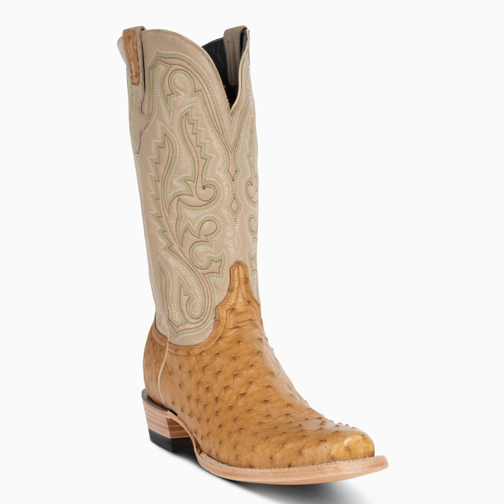 Antique Saddle Tan Full Quill Ostrich - Cutter - RESISTOL Cowboy Hats