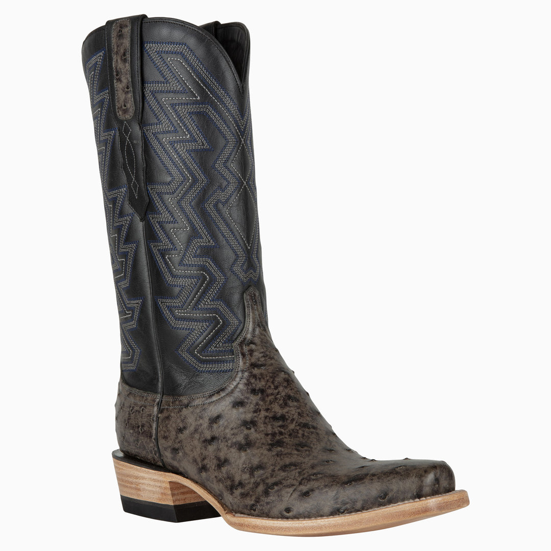 Grey Full Quill Ostrich - Cutter - RESISTOL Cowboy Hats