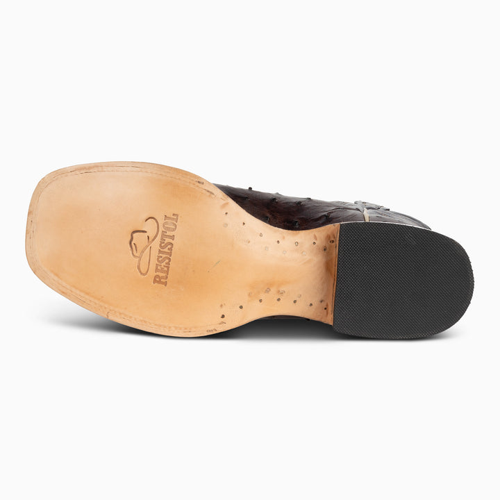 Sienna Full Quill Ostrich - Square - RESISTOL Cowboy Hats