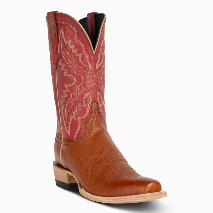 Cognac Mad Dog Smooth Quill Ostrich - Cutter - RESISTOL Cowboy Hats