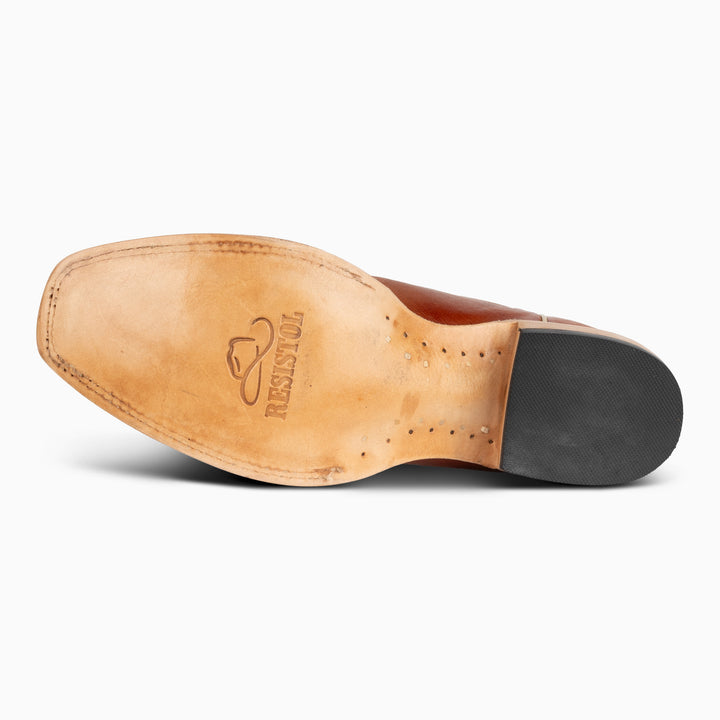 Cognac Mad Dog Smooth Quill Ostrich - Cutter - RESISTOL Cowboy Hats
