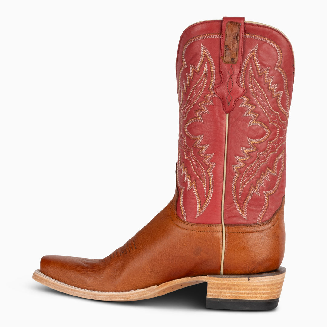 Cognac Mad Dog Smooth Quill Ostrich - Cutter - RESISTOL Cowboy Hats