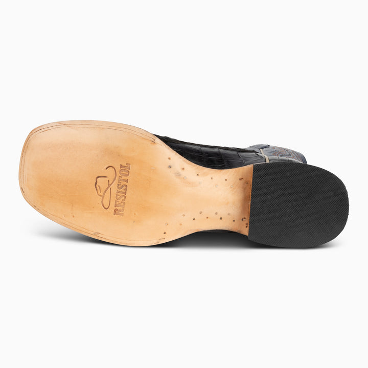 Black Caiman - Square - RESISTOL Cowboy Hats