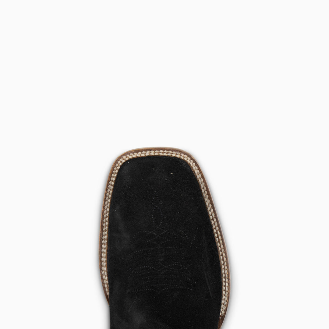 Black Roughout - Square - RESISTOL Cowboy Hats