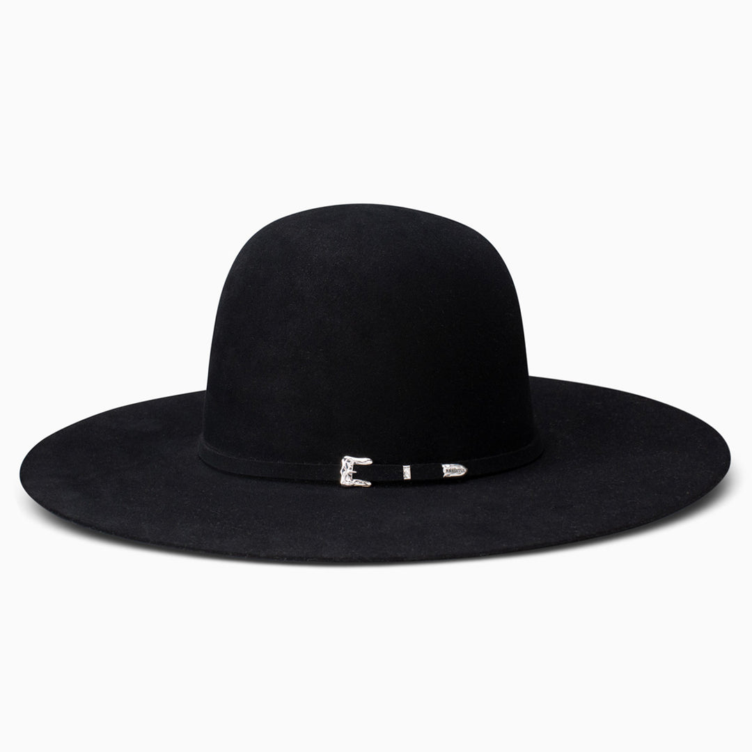 20X Black Gold Open Crown Cowboy Hat - RESISTOL Cowboy Hats