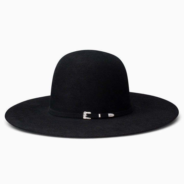 20X Black Gold Open Crown Cowboy Hat - RESISTOL Cowboy Hats