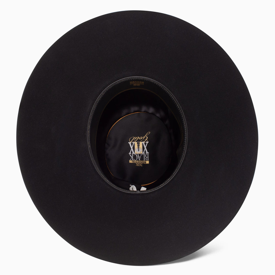 20X Black Gold 5" Brim Cowboy Hat - RESISTOL Cowboy Hats