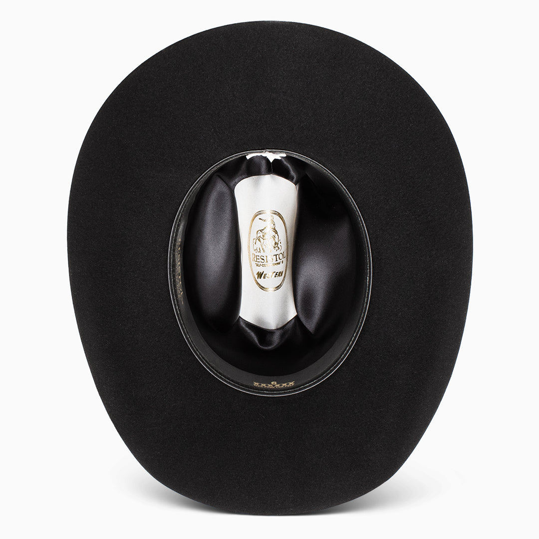 6X Blacktop 4" Brim Cowboy Hat - RESISTOL Cowboy Hats