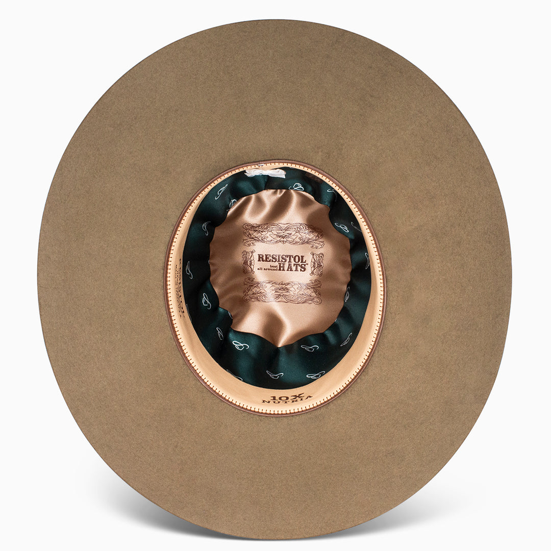 10X Chute Boss Open Crown Cowboy Hat - RESISTOL Cowboy Hats