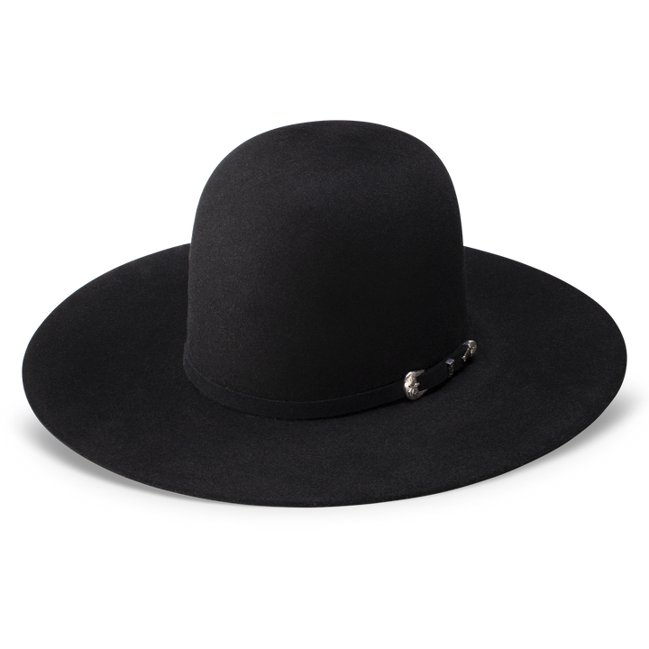 6X Midnight Open Crown Cowboy Hat