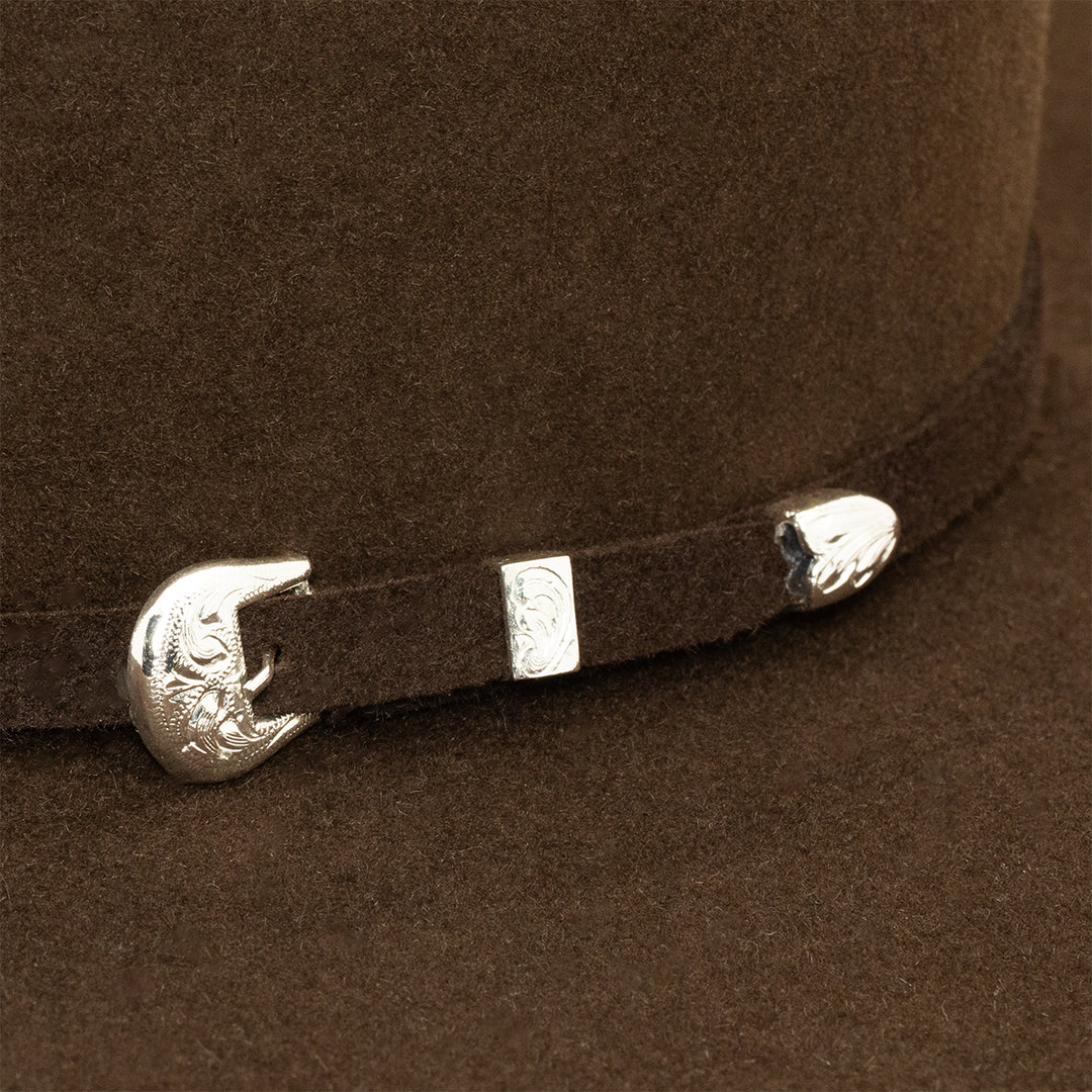 6X Midnight Open Crown Cowboy Hat