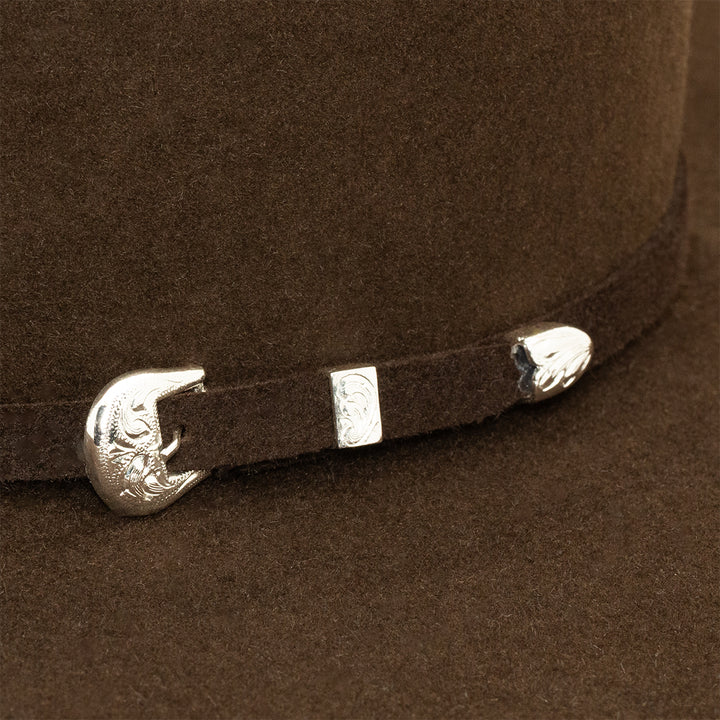 6X Midnight Open Crown Cowboy Hat