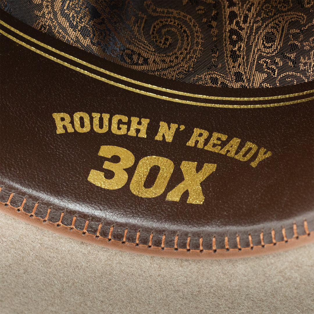 30X Rough N Ready Open Crown Cowboy Hat