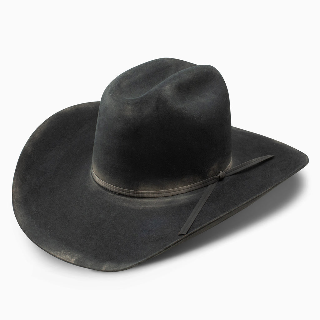 VTG Cowboy Hat Black Resistol Ranch Cowboy Felt #041 f1 8305‎ 7 *See Measurement Resistol Five Star 5X Black Felt Western Cowboy Hat – RR  main image 3