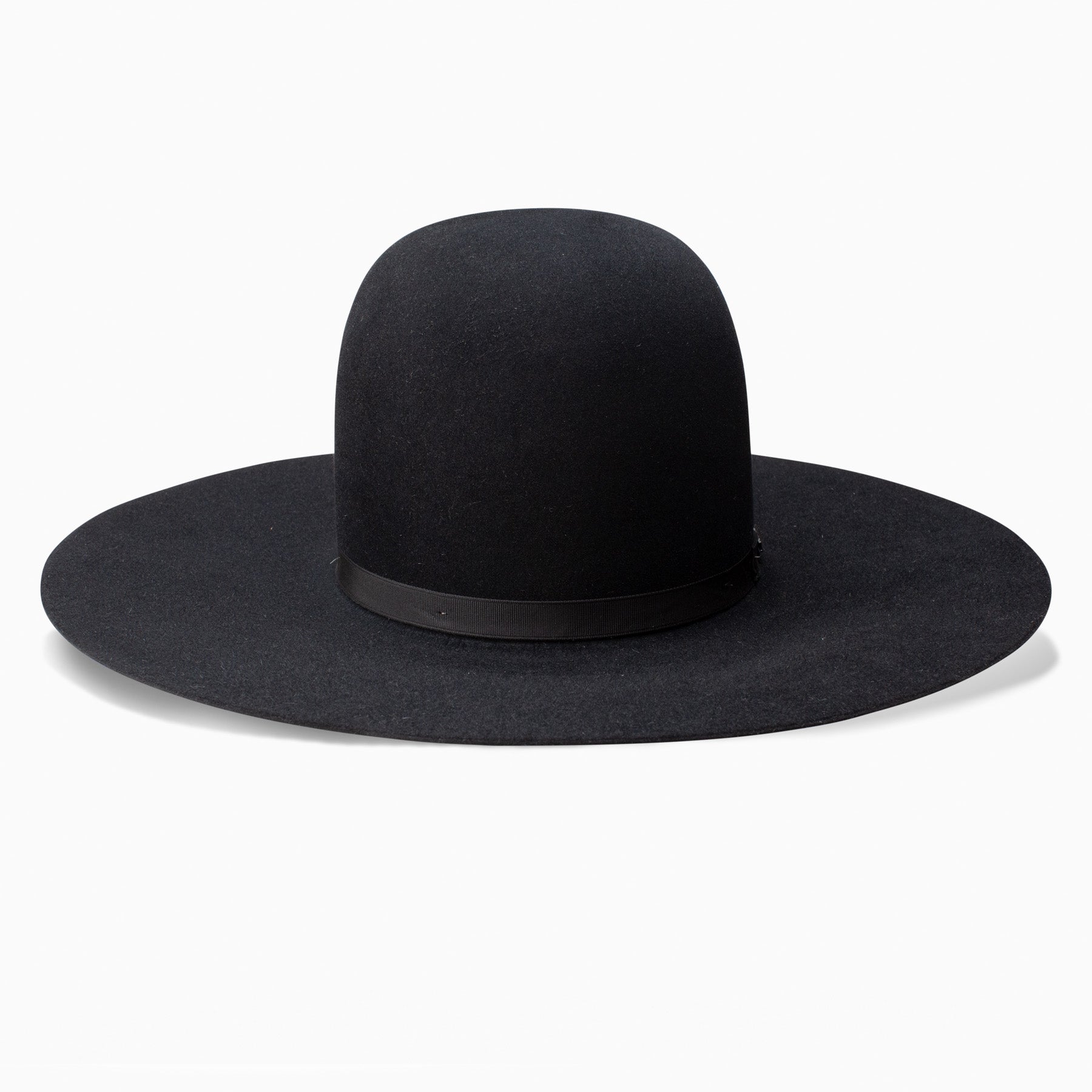 Round top felt store hat