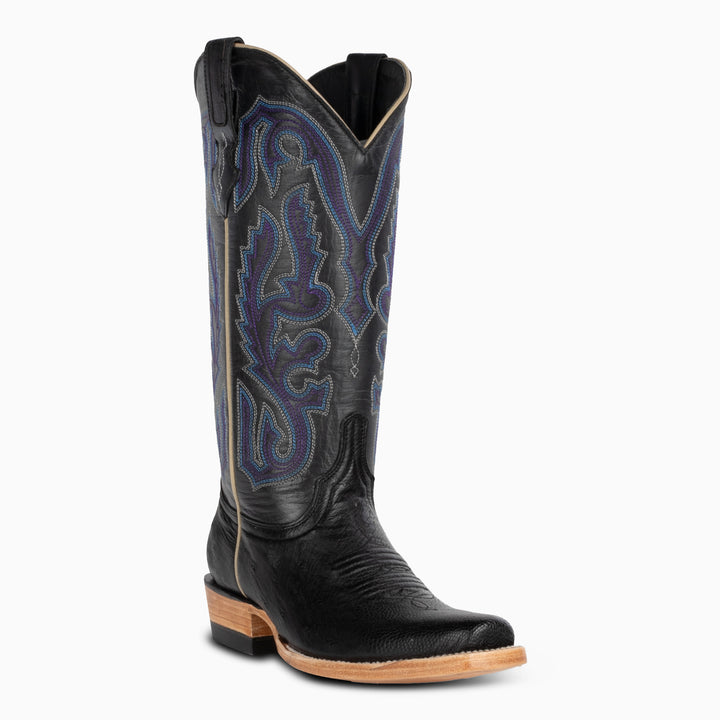 Black Smooth Ostrich - Woman's Cutter - RESISTOL Cowboy Hats