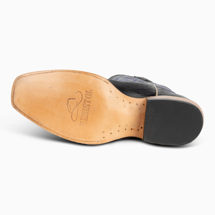 Black Smooth Ostrich - Woman's Cutter - RESISTOL Cowboy Hats