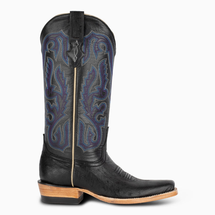 Black Smooth Ostrich - Woman's Cutter - RESISTOL Cowboy Hats