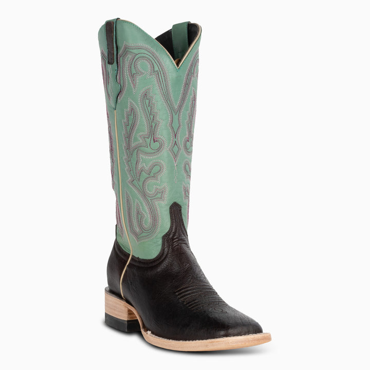Nicotine Smooth Ostrich - Woman's Square - RESISTOL Cowboy Hats