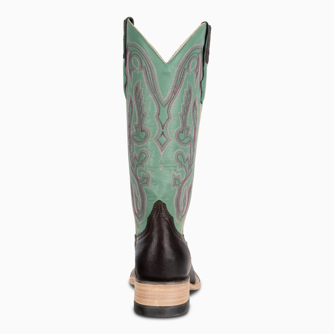 Nicotine Smooth Ostrich - Woman's Square - RESISTOL Cowboy Hats