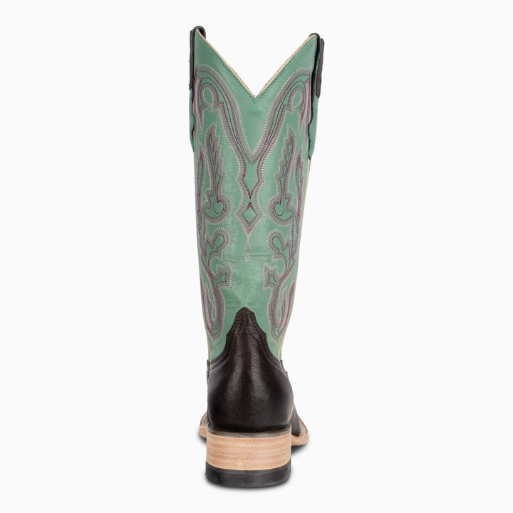 Nicotine Smooth Ostrich - Woman's Square - RESISTOL Cowboy Hats