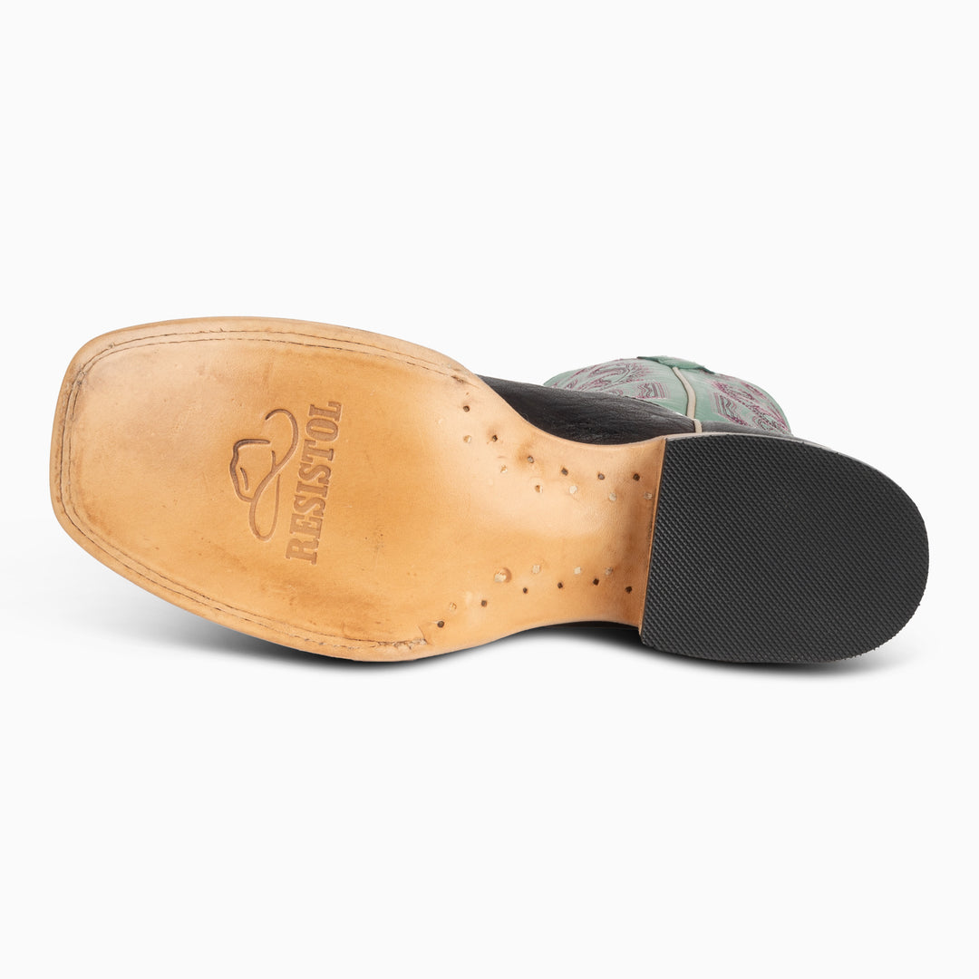 Nicotine Smooth Ostrich - Woman's Square - RESISTOL Cowboy Hats
