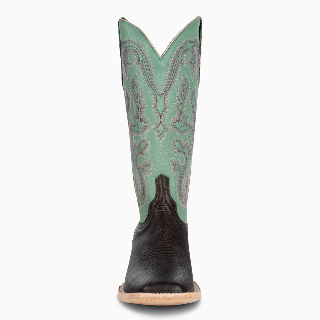 Nicotine Smooth Ostrich - Woman's Square - RESISTOL Cowboy Hats