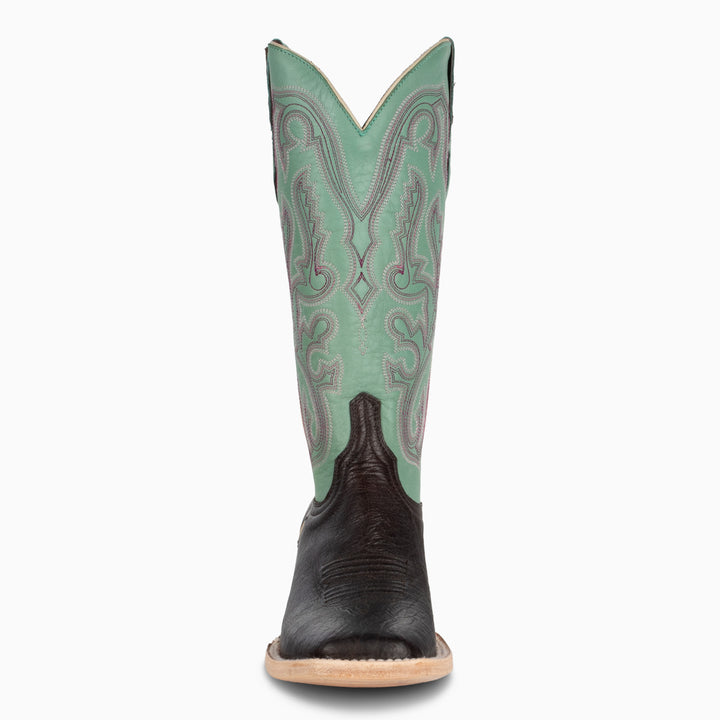 Nicotine Smooth Ostrich - Woman's Square - RESISTOL Cowboy Hats
