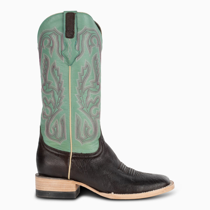 Nicotine Smooth Ostrich - Woman's Square - RESISTOL Cowboy Hats