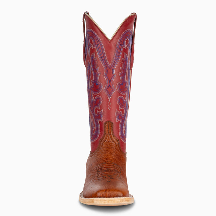 Cognac Smooth Ostrich - Woman's Square - RESISTOL Cowboy Hats