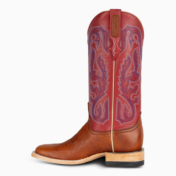 Cognac Smooth Ostrich - Woman's Square - RESISTOL Cowboy Hats
