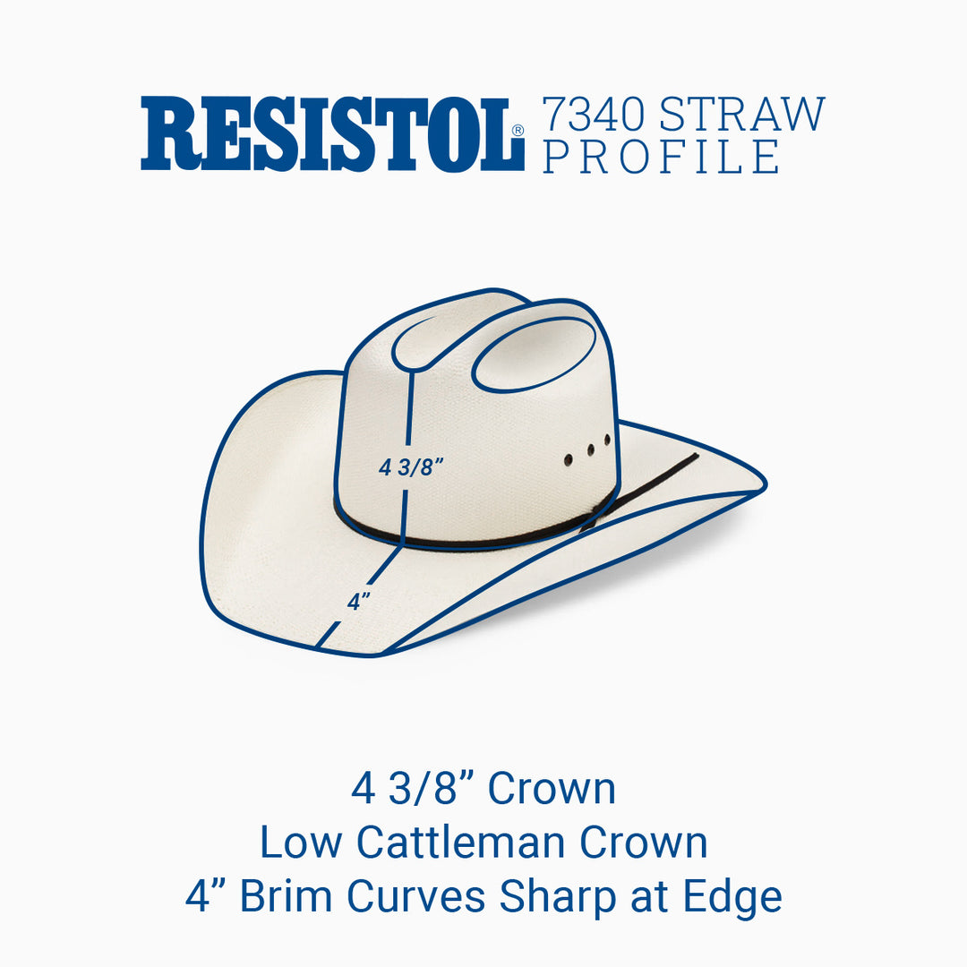 7X Denison Cowboy Hat - RESISTOL Cowboy Hats