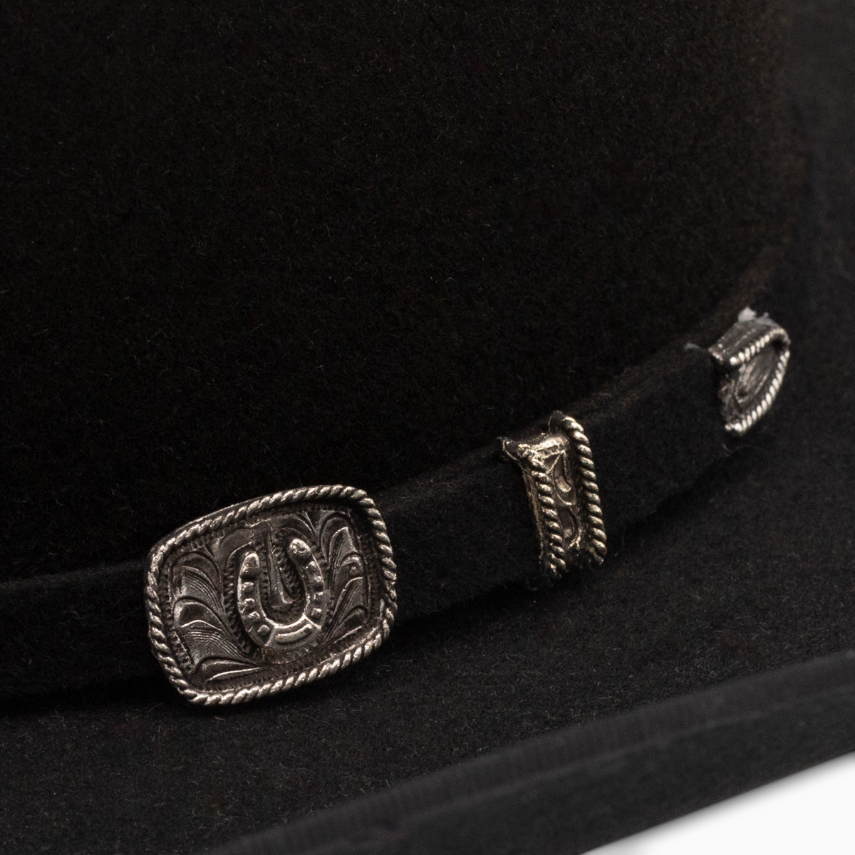 Chapeau de cowboy noir castor vintage Resistol Quicksilver 4X Chapeau de cowboy noir castor vintage Resistol Quicksilver 4X