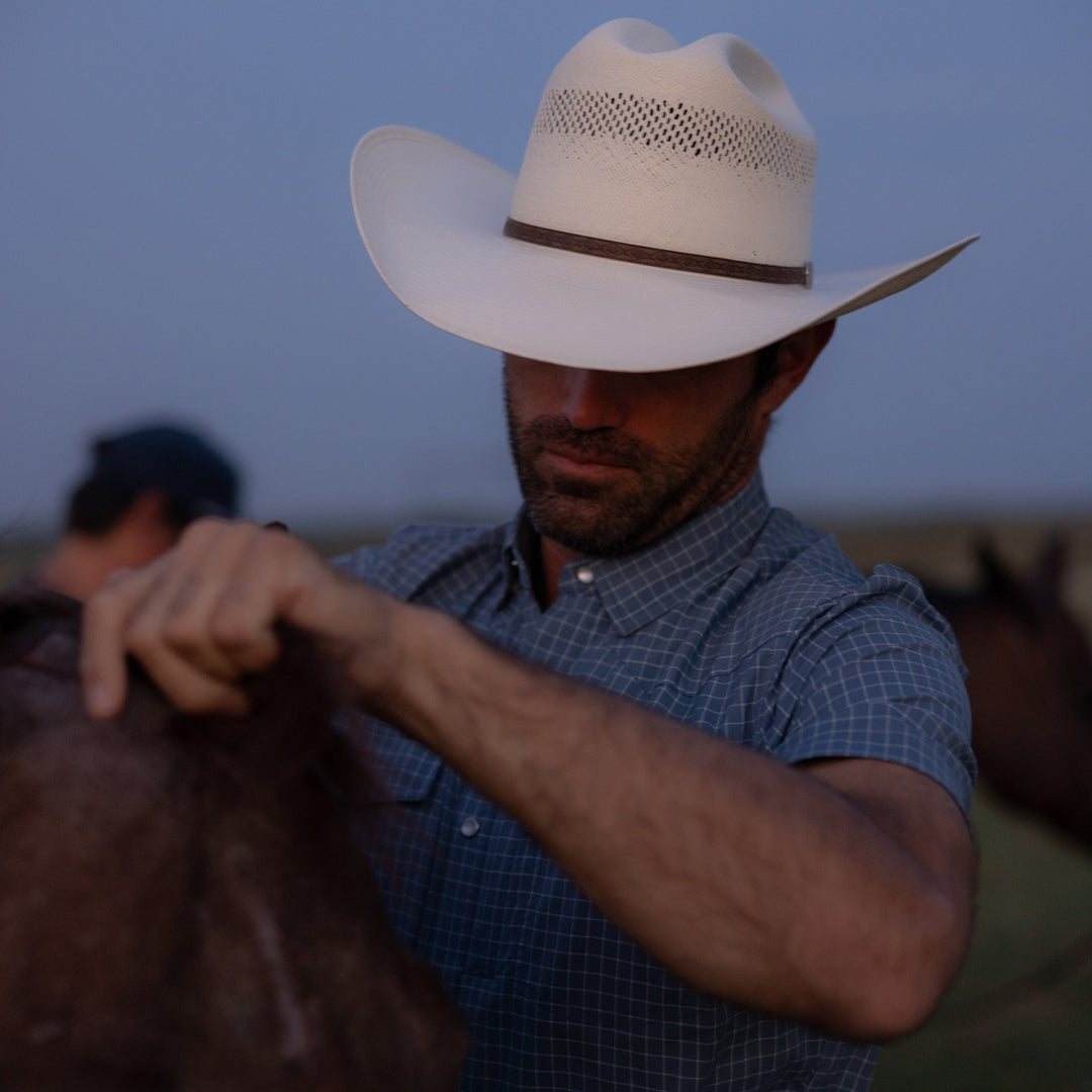 10X Trail Boss Straw Cowboy Hat