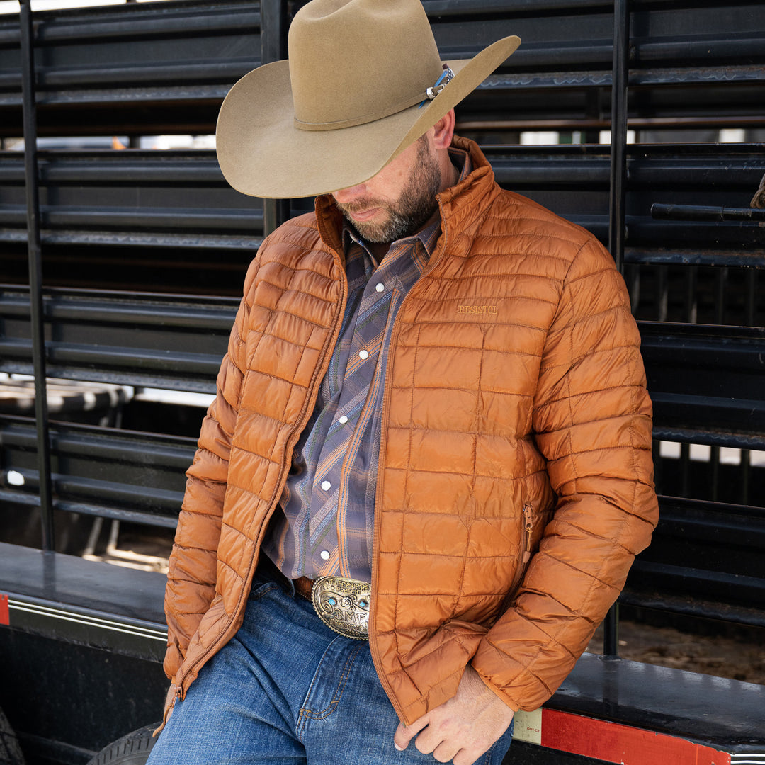 Cold Bloq Jacket - Rust - RESISTOL Cowboy Hats