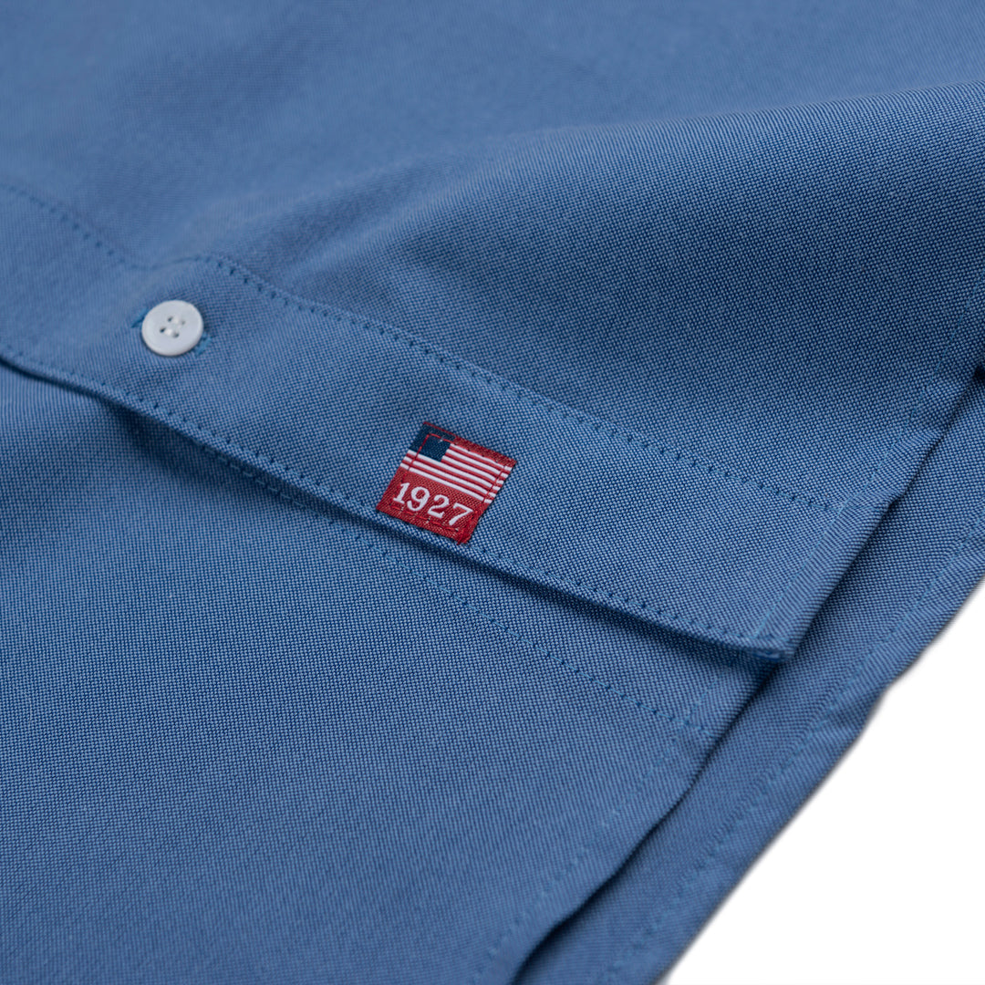Resistol Oxford Dress French Blue Single Pocket - RESISTOL