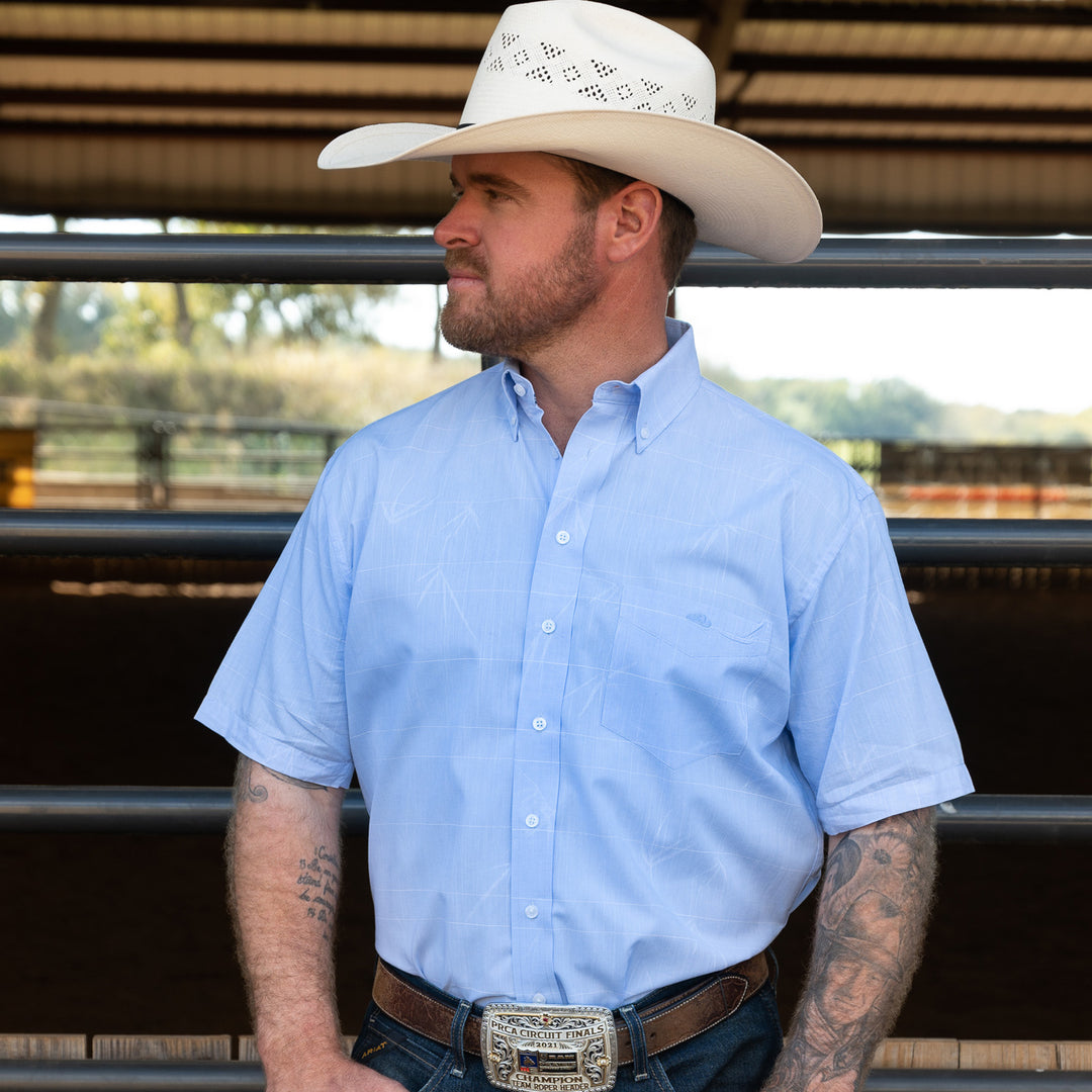 Bell Button Half Sleeve - RESISTOL Cowboy Hats