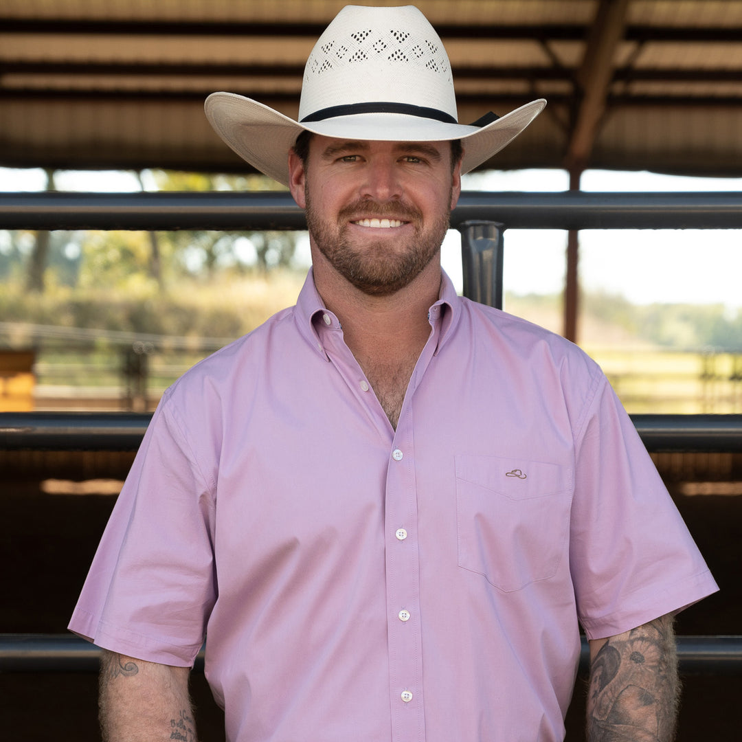 Branford Button Half Sleeve - RESISTOL Cowboy Hats